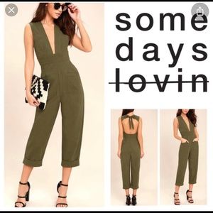 SOMEDAYS LOVIN - Green Jumpsuit